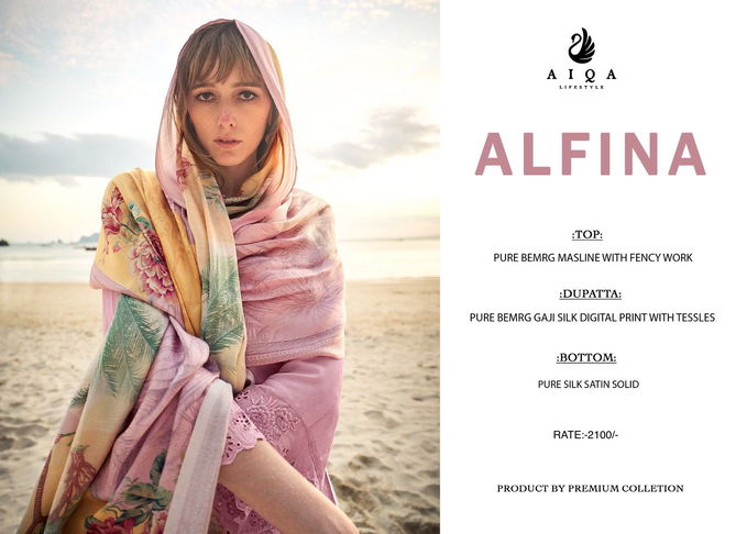 Alfina By Aiqa Bemberg Muslin Salwar Kameez Wholesale Shop In Surat